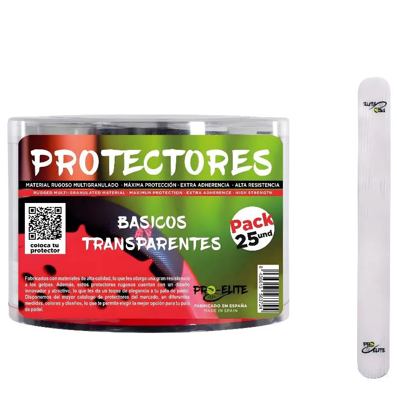 Pro Elite Protecteur Basique Transparente 25 Unidades