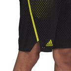 Adidas Short 2 IN 1 Primeblue Noir Jaune - vue 4