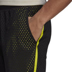 Adidas Short 2 IN 1 Primeblue Noir Jaune - vue 5