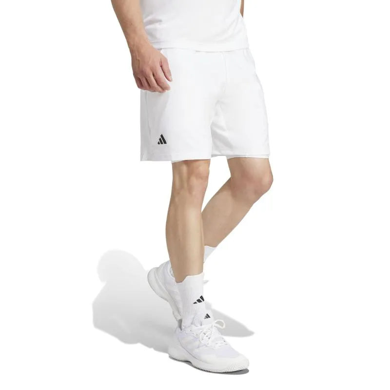 Adidas Short Club 2 en 1 Blanc - vue 3