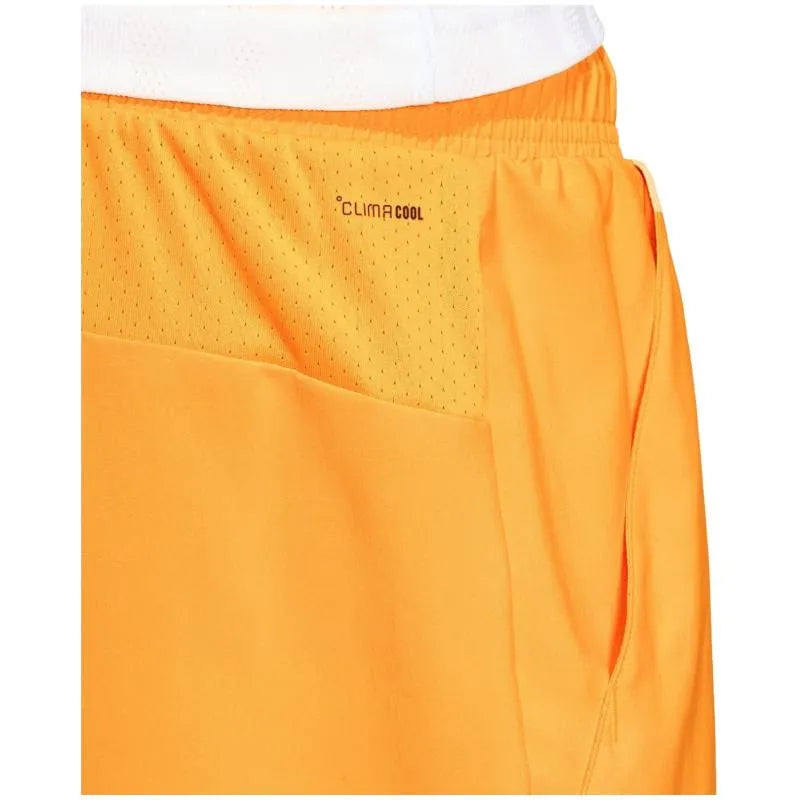 Adidas Short Club 2 en 1 Orange - vue 4