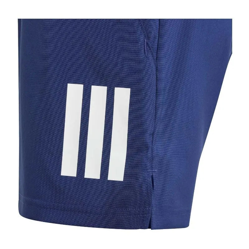 Adidas Short Club 3 Stripes Bleu Foncé - vue 4