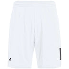 Adidas Short Club 3 Stripes Blanc Noir