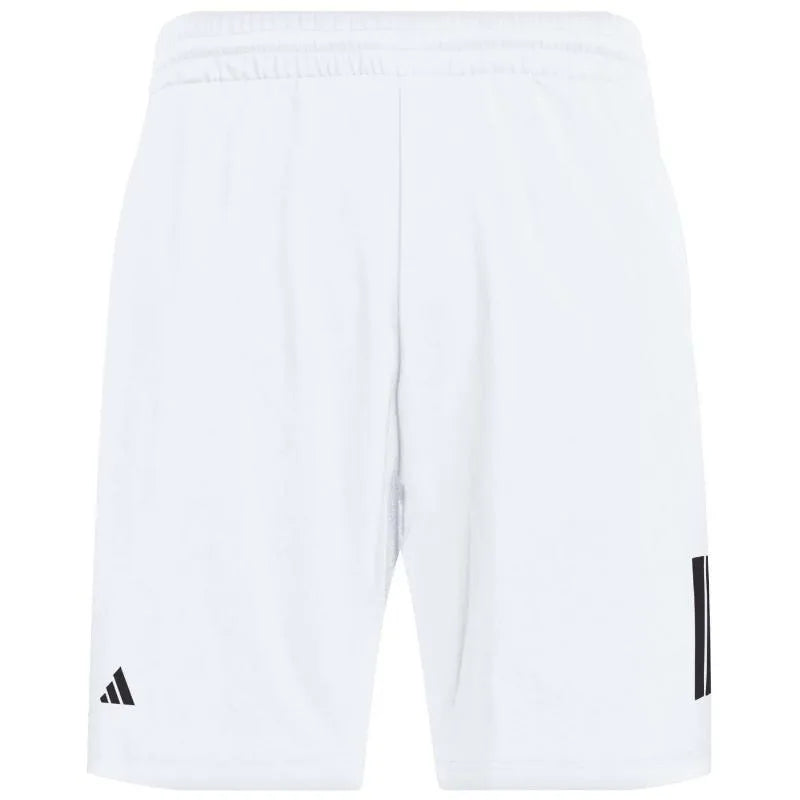 Adidas Short Club 3 Stripes Blanc Noir