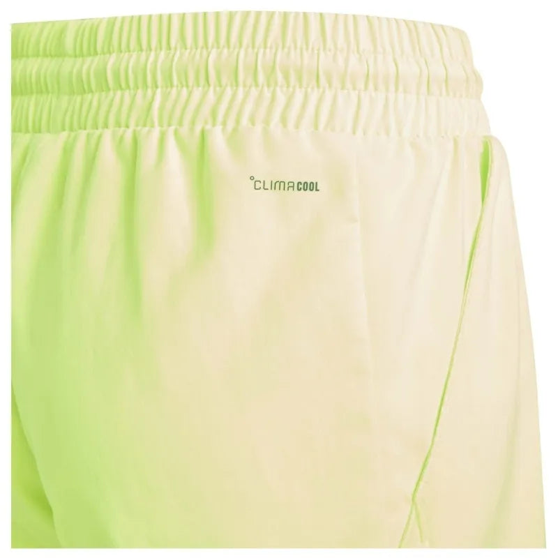 Adidas Short Club 3 Stripes Lucid Limon - vue 3