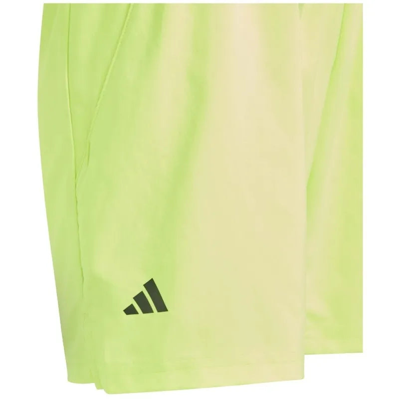 Adidas Short Club 3 Stripes Lucid Limon - vue 5