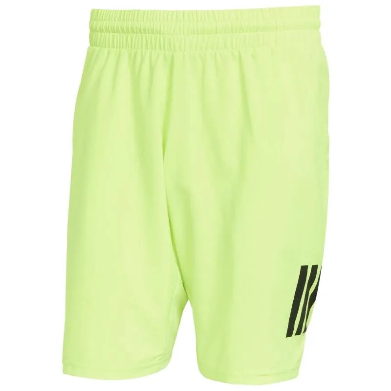 Adidas Short Club 3 Stripes Lucid Limon Noir