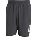 Adidas Short Club 3 Stripes Noir Blanc
