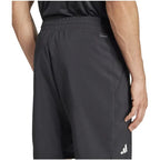 Adidas Short Club 3 Stripes Noir Blanc - vue 3
