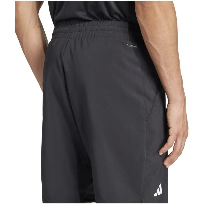 Adidas Short Club 3 Stripes Noir Blanc - vue 3