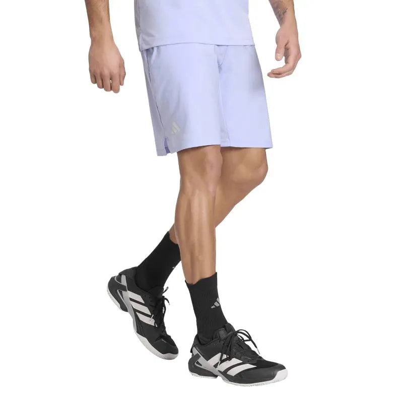 Adidas Short Club 3 Stripes Violet - vue 3