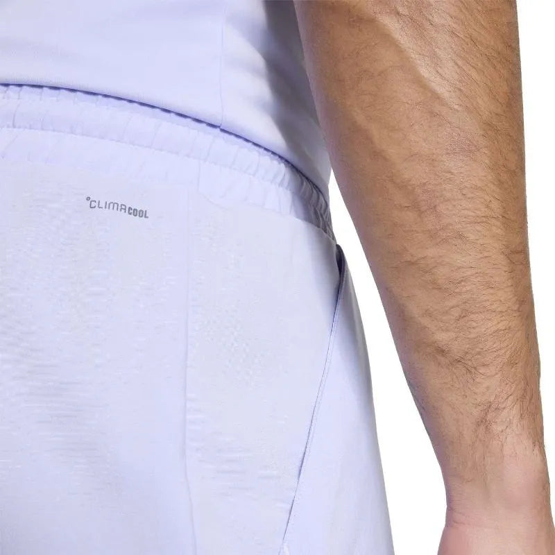 Adidas Short Club 3 Stripes Violet - vue 6