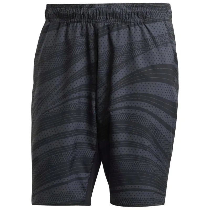 Adidas Short Club Graphic Carbon Noir