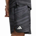 Adidas Short Club Graphic Carbon Noir - vue 6