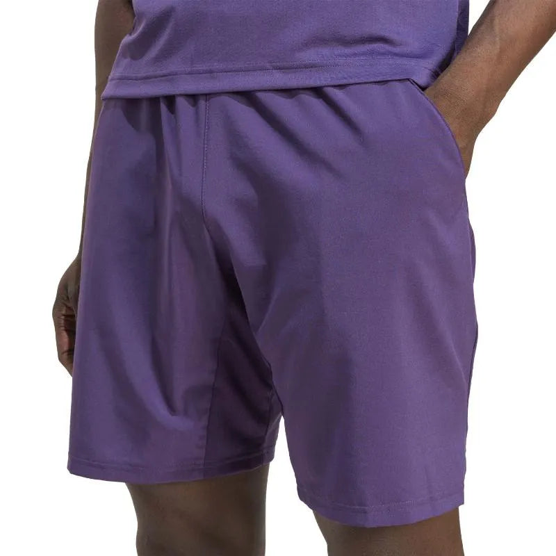 Adidas Short Club Pourpre Aurora - vue 5