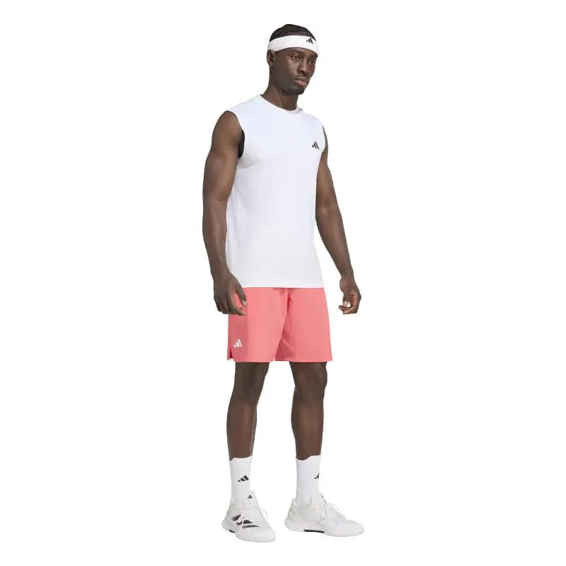 Adidas Short Club SW 7 Rouge Carmesi - vue 5