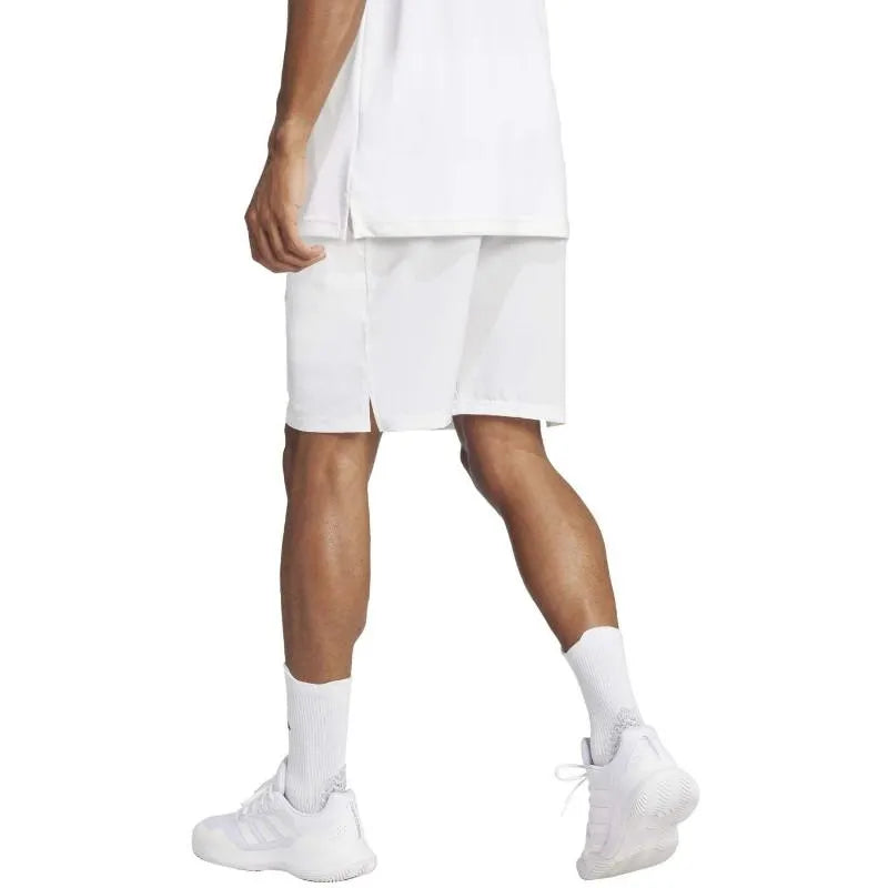 Adidas Short Club SW Blanc Noir - vue 2