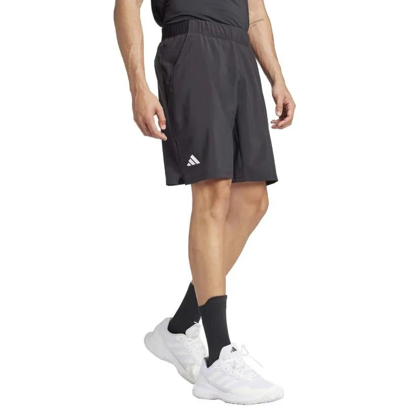 Adidas Short Club SW Noir Blanc - vue 4