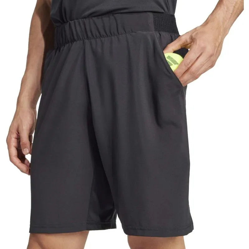 Adidas Short Club SW Noir Blanc - vue 5