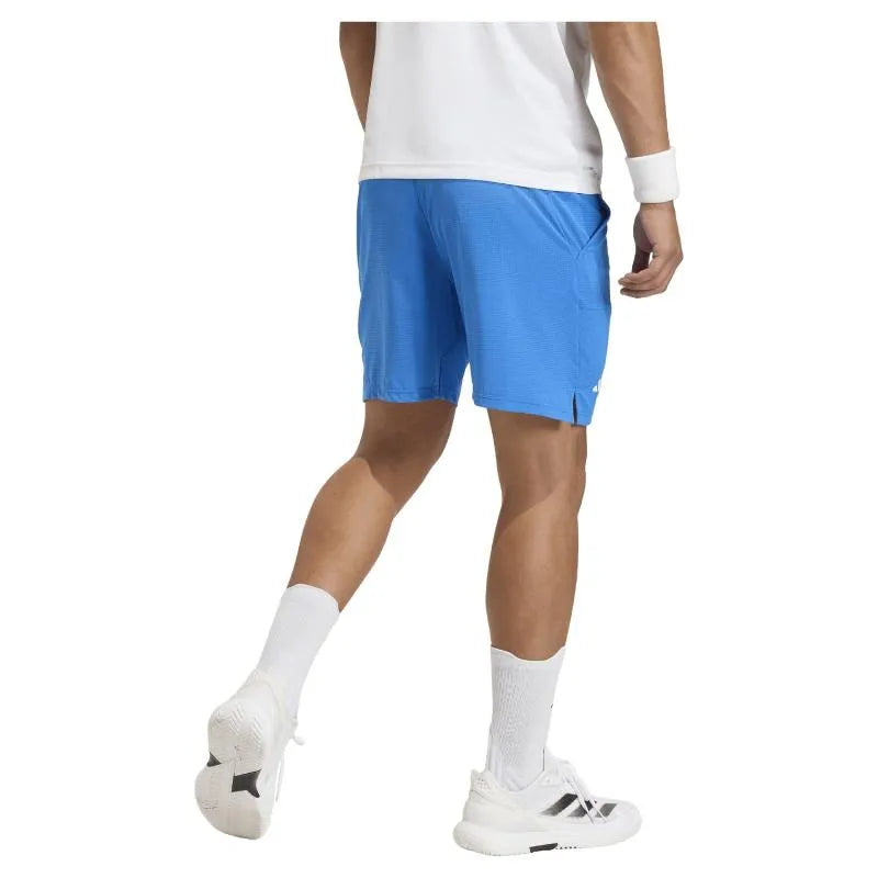 Adidas Short Ergo 7 Bleu Cyan - vue 2
