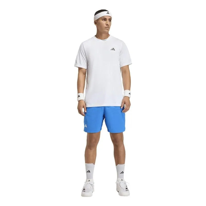 Adidas Short Ergo 7 Bleu Cyan - vue 3