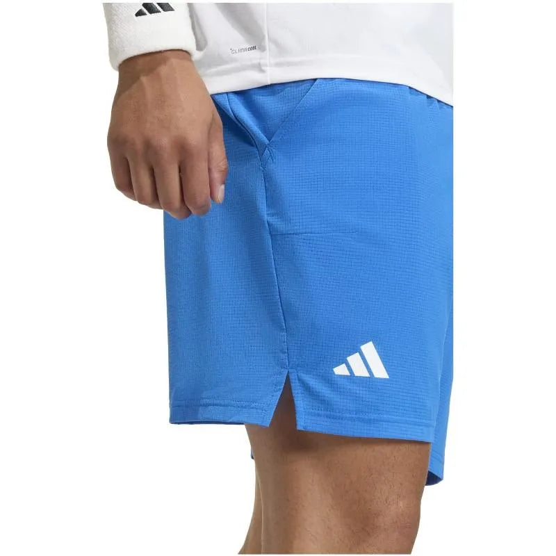 Adidas Short Ergo 7 Bleu Cyan - vue 4