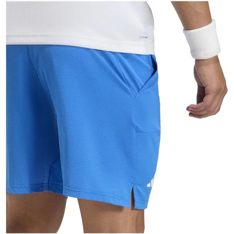 Adidas Short Ergo 7 Bleu Cyan - vue 5