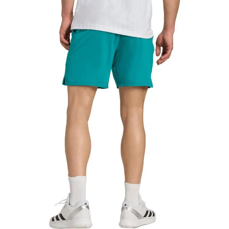 Adidas Short Ergo 7 Bleu Teal - vue 2