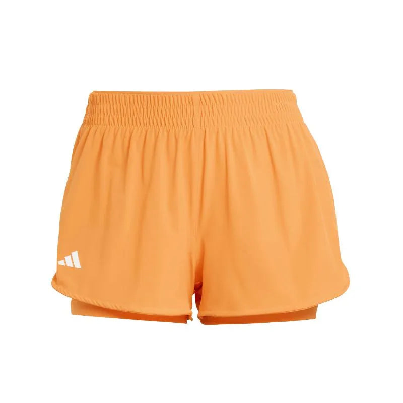 Adidas Short Match Orange Femme
