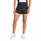 Adidas Short Match Pro Noir Jaune Femme - vue 3
