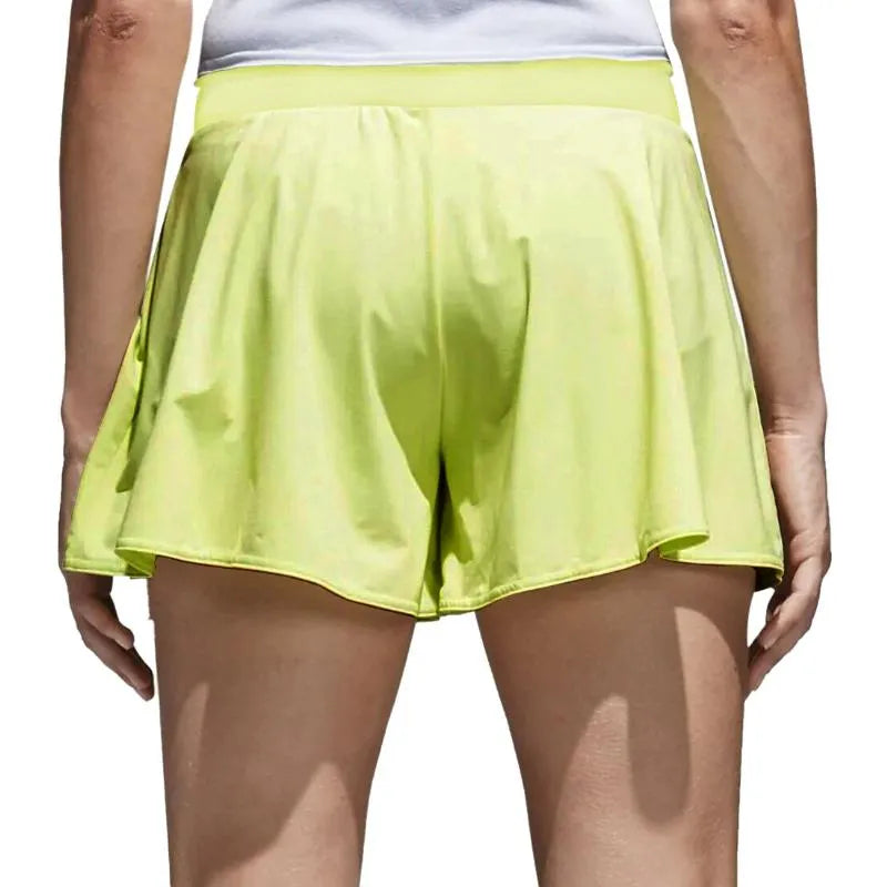 Adidas Short Melbourne Jaune Femme - vue 2