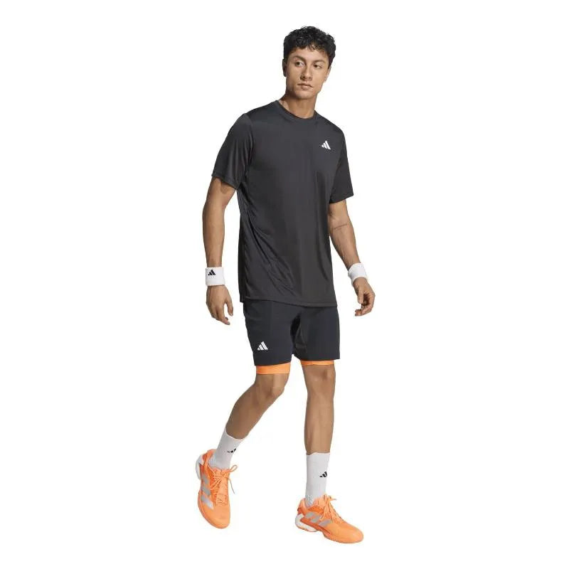 Adidas Short Set Noir Orange - vue 4