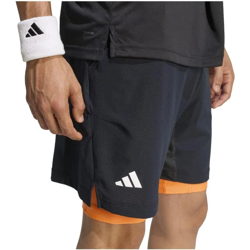 Adidas Short Set Noir Orange - vue 5