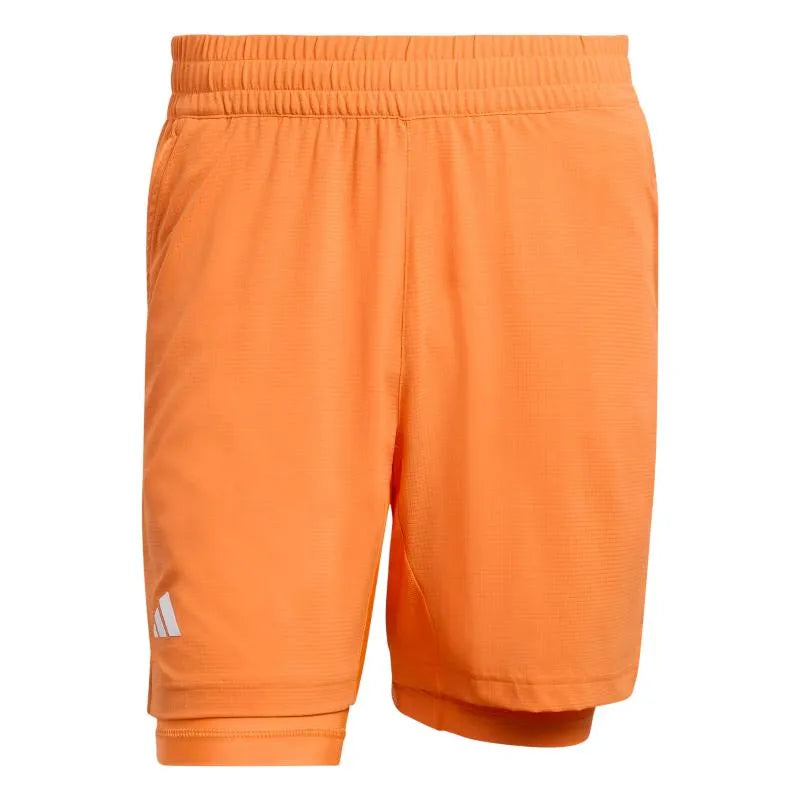 Adidas Short Tenis Climacool Orange Blanc