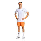 Adidas Short Tenis Climacool Orange Blanc - vue 5