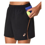 Asics Short Court 7IN Noir Cobalt - vue 4