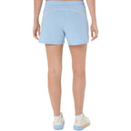 Asics Short Padel Court 2In1 Bleu Stone Noir Femme - vue 2