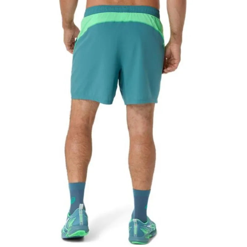 Asics Short Padel Court 7IN Vert Pin - vue 2