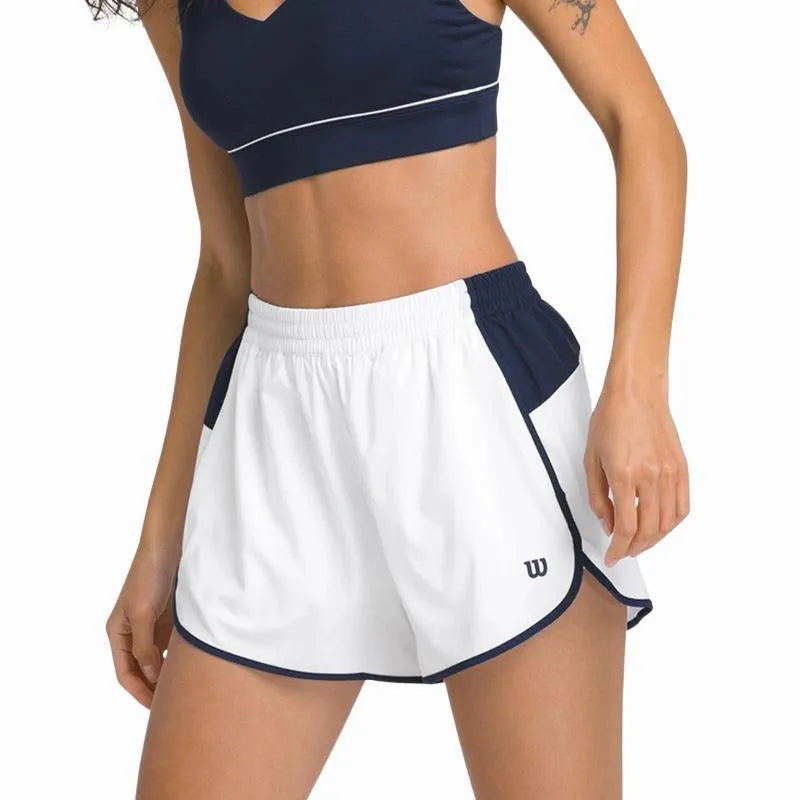 Wilson Short Division Blanc Brillant Femme - vue 3