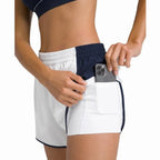 Wilson Short Division Blanc Brillant Femme - vue 4