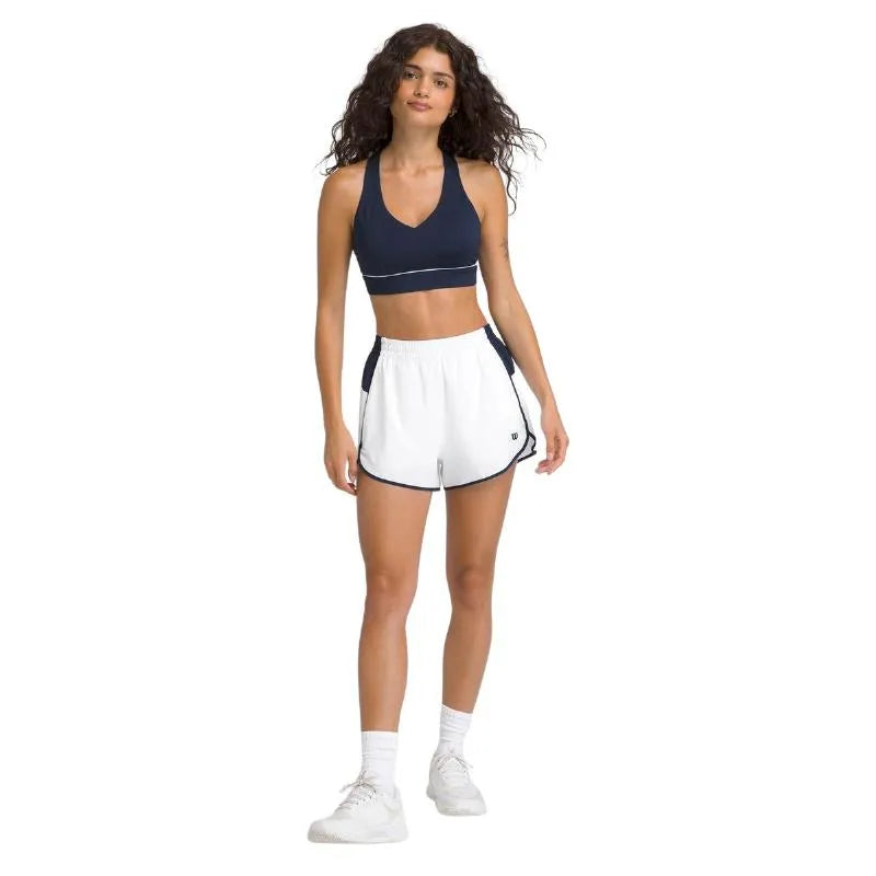 Wilson Short Division Blanc Brillant Femme - vue 5