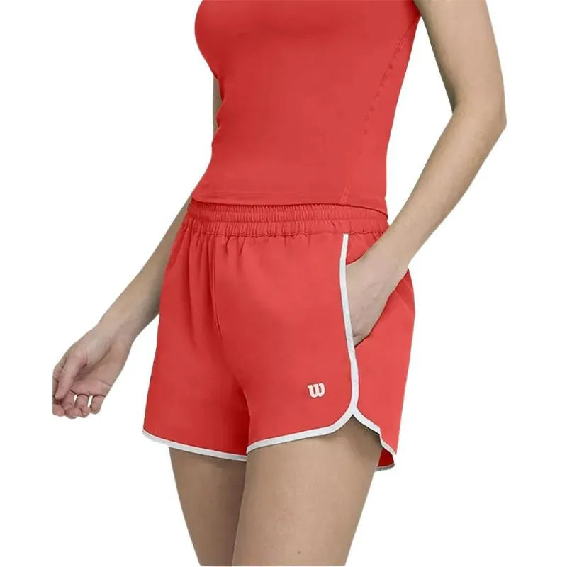 Wilson Short Team Rouge Femme - vue 3