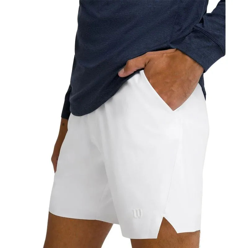 Wilson Short Tournament V2 7 Blanc - vue 4