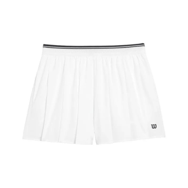 Wilson Short Velocity Pleated Blanc Femme
