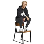 Adidas Sweat Essentials Noir Blanc - vue 4