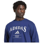 Adidas Sweat Heritage Graphic Bleu Foncé - vue 4