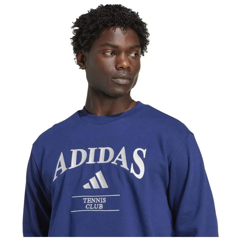 Adidas Sweat Heritage Graphic Bleu Foncé - vue 4