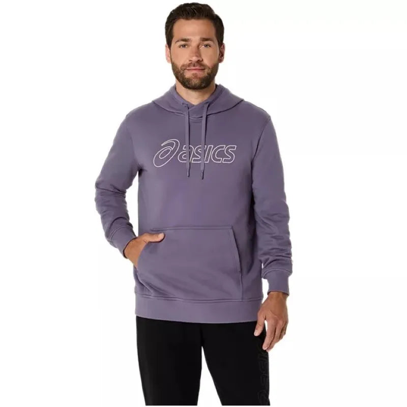 Asics Sweat Gris Pourpre Birch