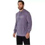 Asics Sweat Gris Pourpre Birch - vue 3