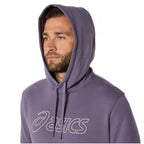 Asics Sweat Gris Pourpre Birch - vue 6